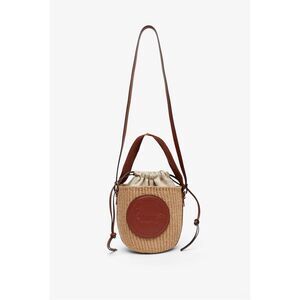 Chloe Beige Small Horse Medal Basket Bag